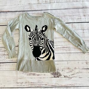 GapKids knit zebra sweater! Size 8
